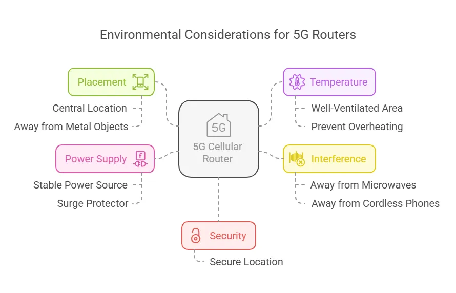 Environmental Considerations for 5G Cellular Routers in Home Settings