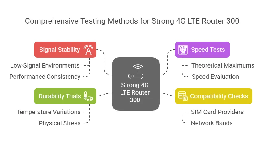 How Are Comprehensive Product Testing Methods Applied to Ensure Strong 4G LTE Router 300 Performance