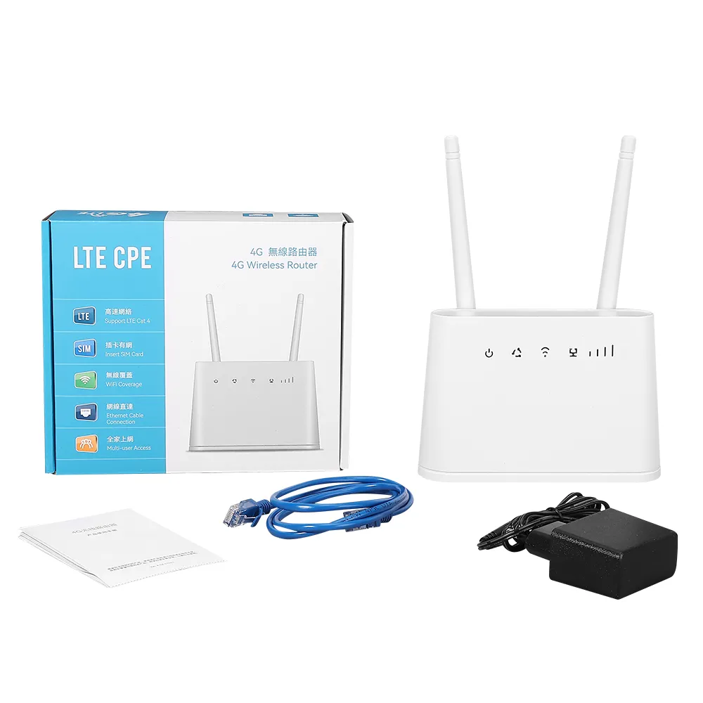 4g lte cpe router with sim card slot
