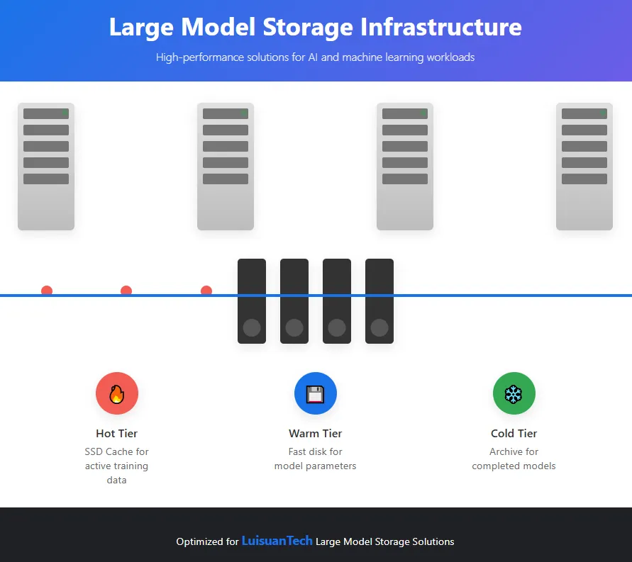 large model storage