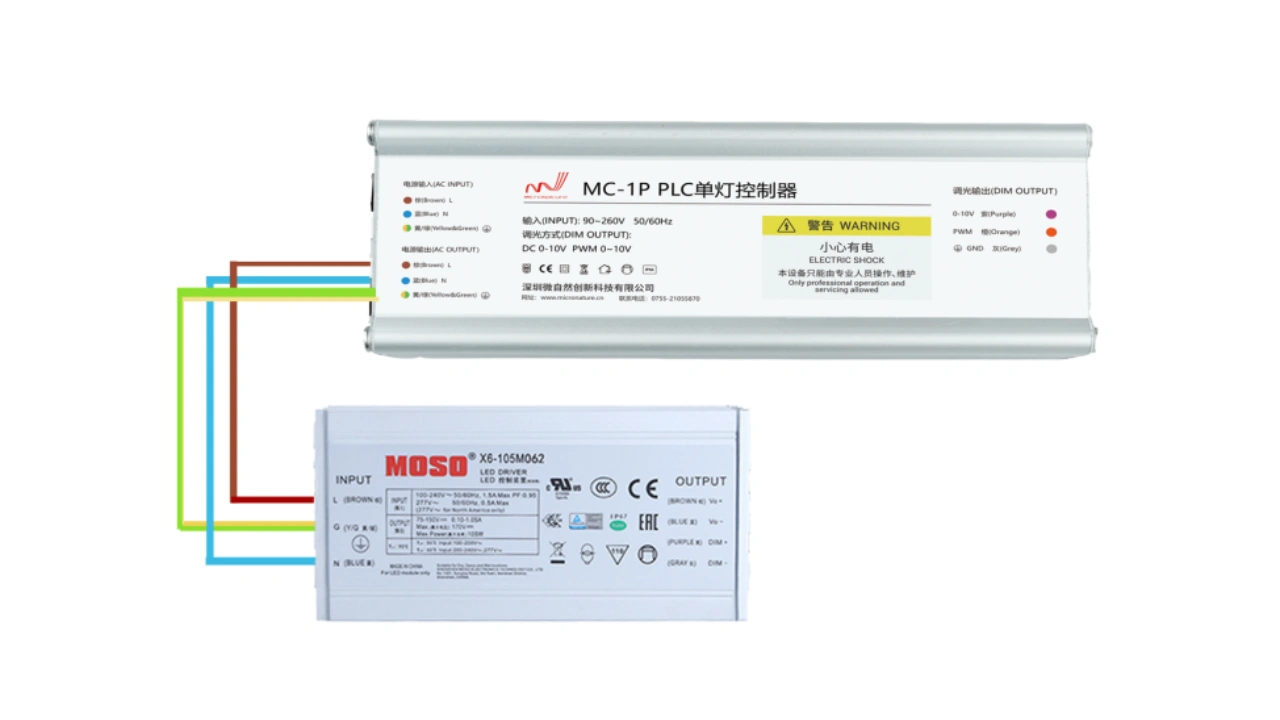 PLC Light Dimmer Switch Wire Connect 1