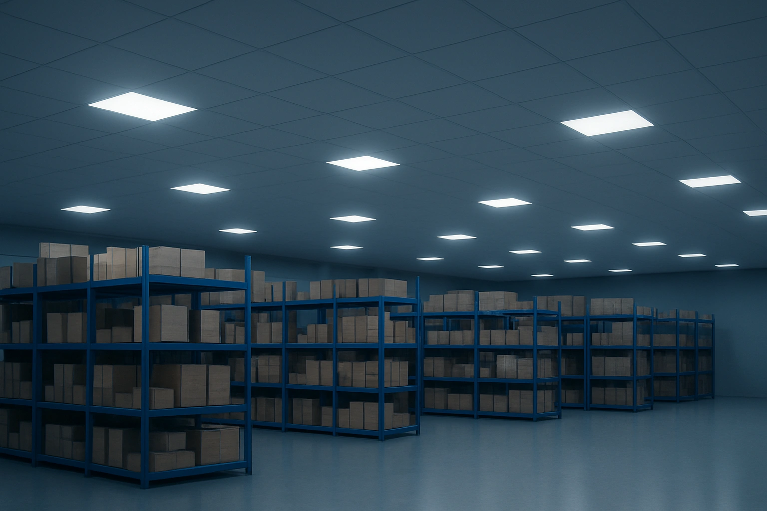 PLC Warehouse Lighting