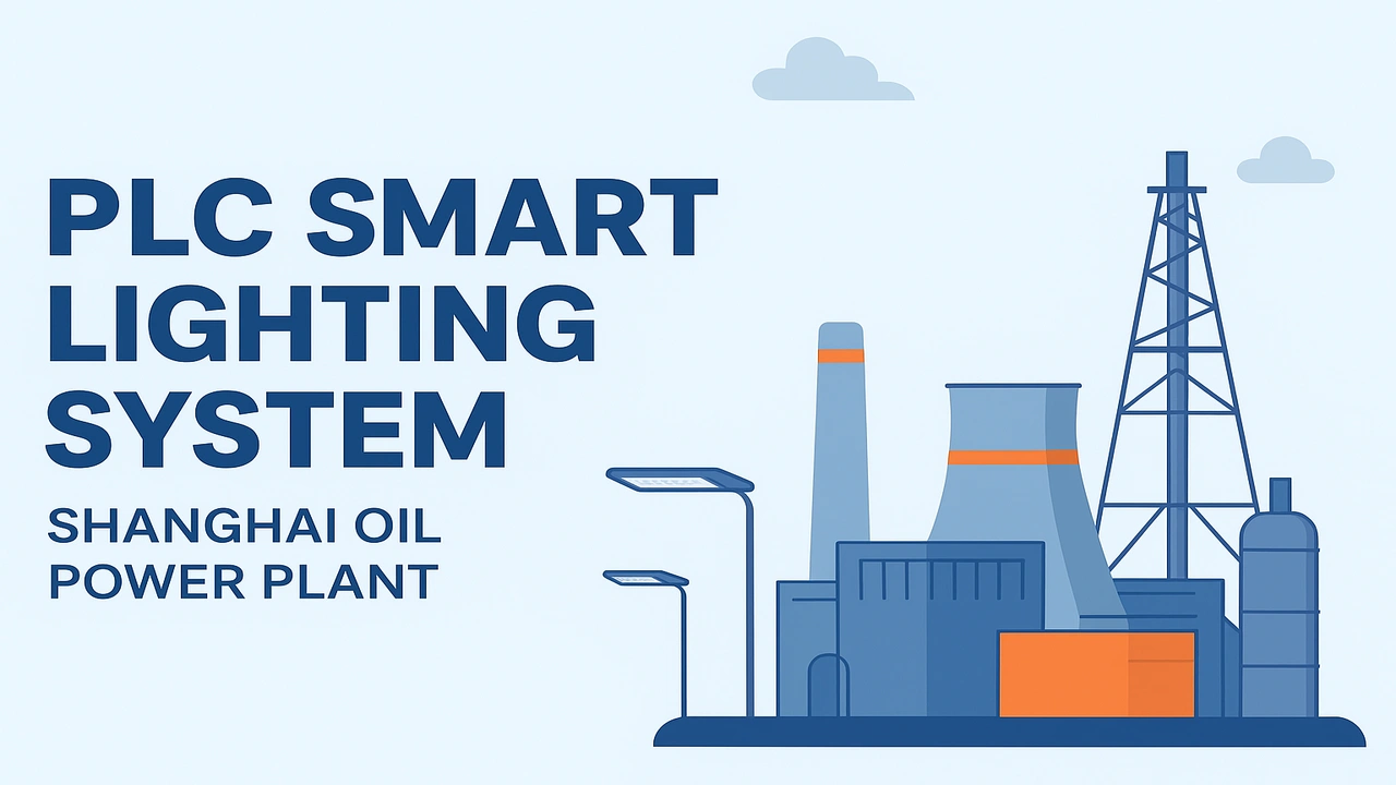 PLC Oil Power Plant Lighting Project