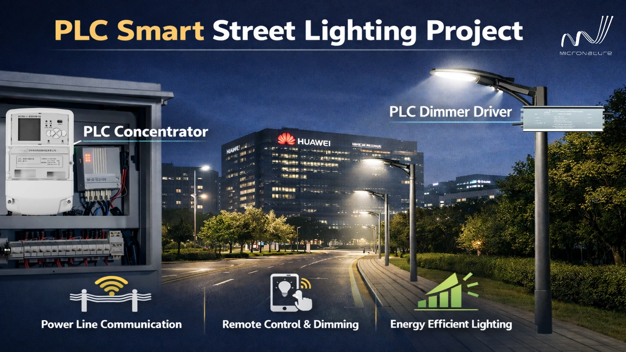 PLC Smart Street Lighting