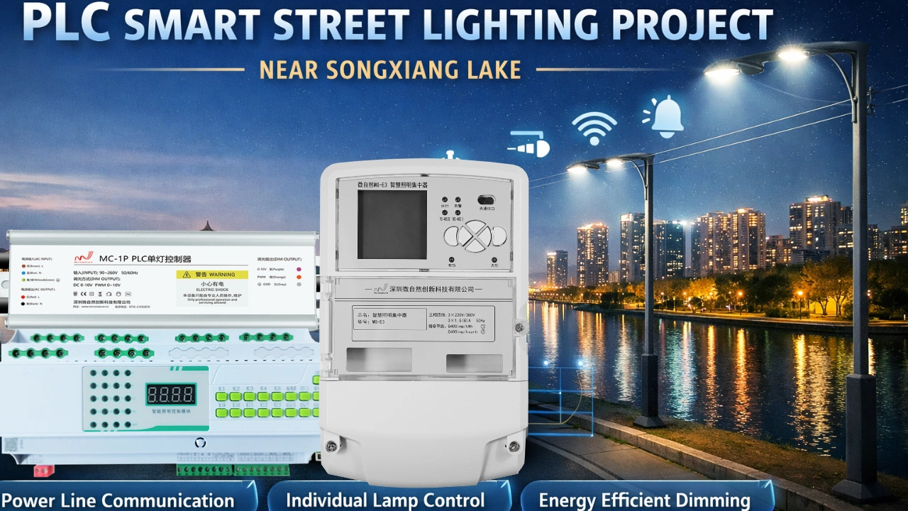 PLC Urban Street Lighting Project