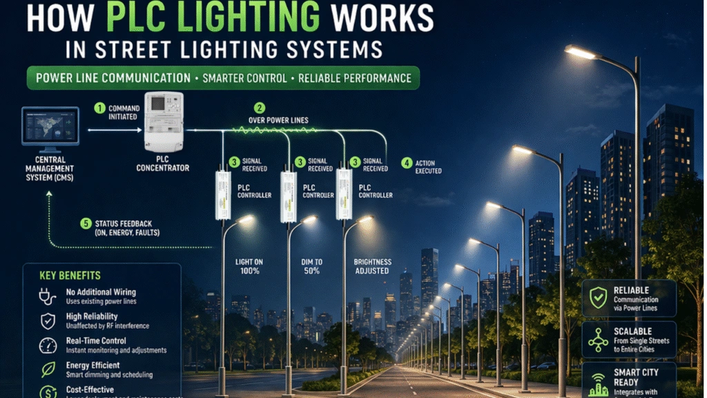 How PLC Lighting Works in Street Lighting Systems