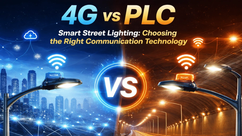 4G vs PLC Smart Street Lighting Choosing the Right Communication Technology
