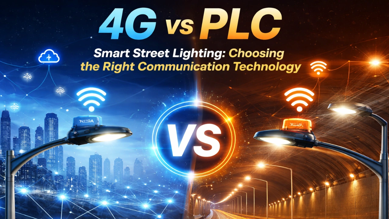 4G vs PLC Smart Street Lighting Choosing the Right Communication Technology