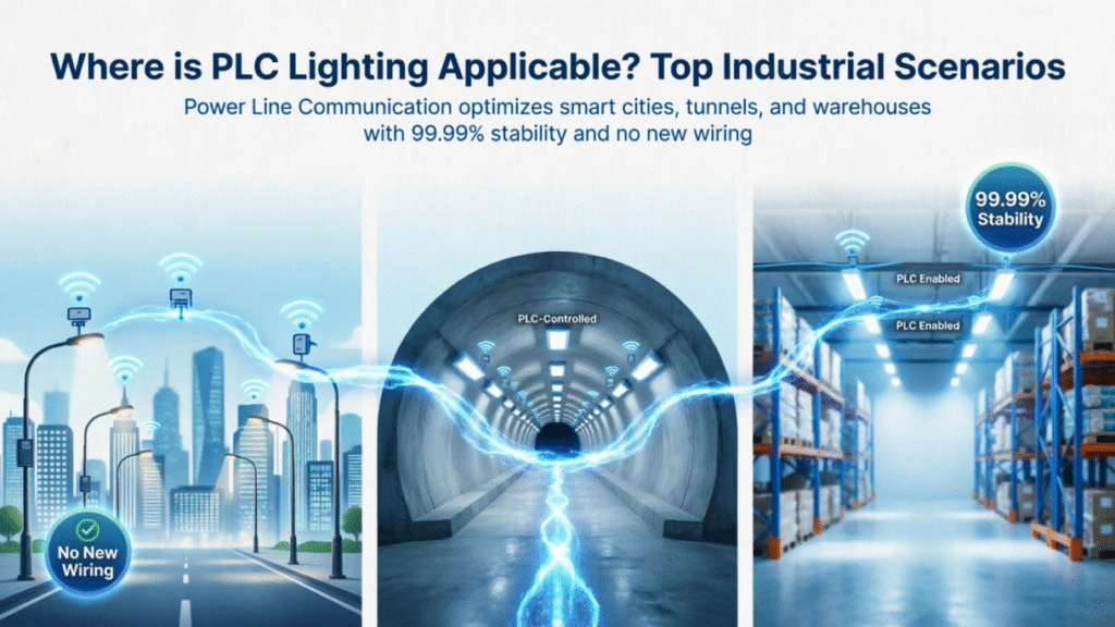 Where is PLC Lighting Applicable