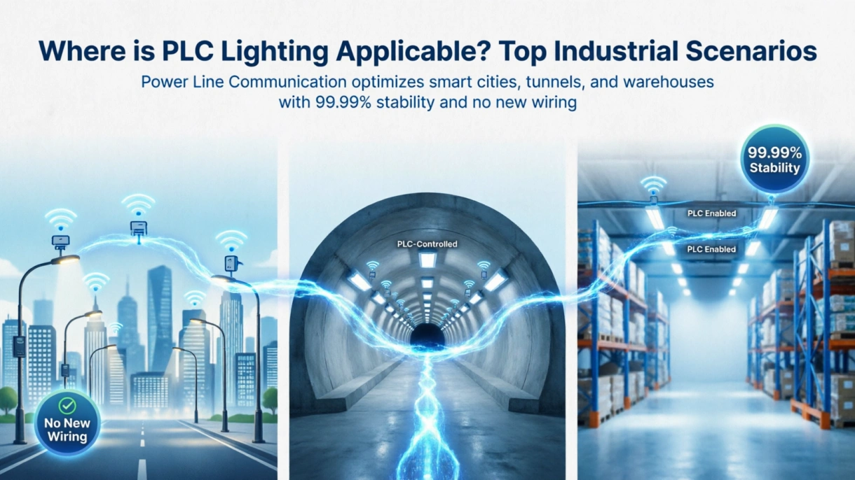 Where is PLC Lighting Applicable