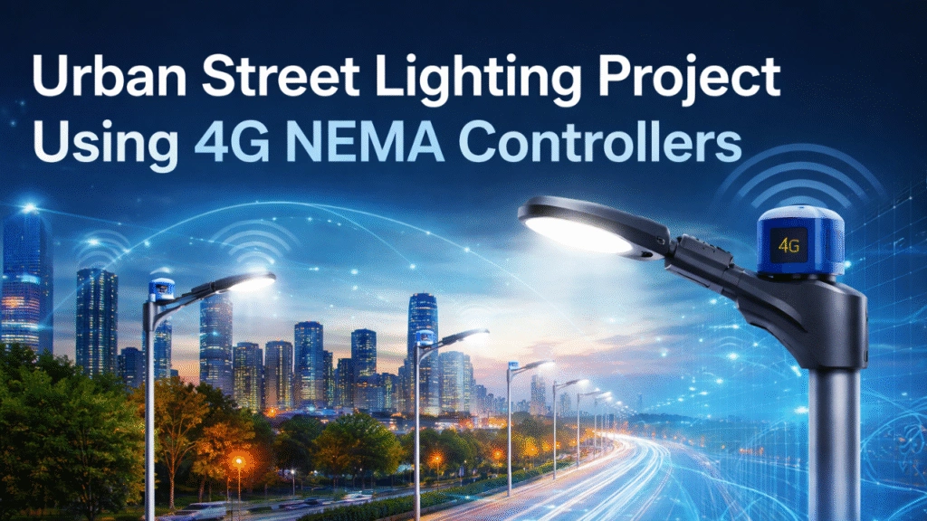 Urban Street Lighting Project Using 4G NEMA Controllers