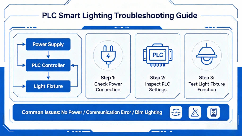 PLC Troubleshooting Guide for Smart Lighting Systems