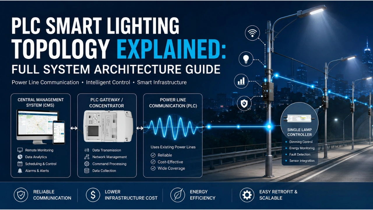 PLC Smart Lighting Topology Explained Full System Architecture Guide