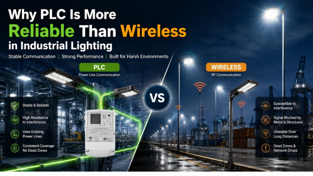 Why PLC Is More Reliable Than Wireless in Industrial Lighting