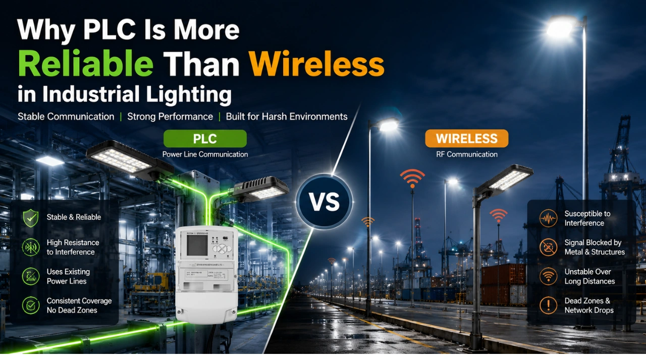 Why PLC Is More Reliable Than Wireless in Industrial Lighting