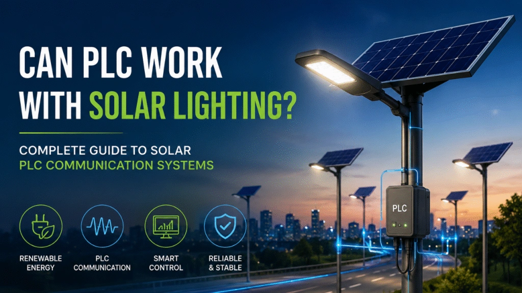 Can PLC Work with Solar Lighting Complete Guide to Solar PLC Communication Systems