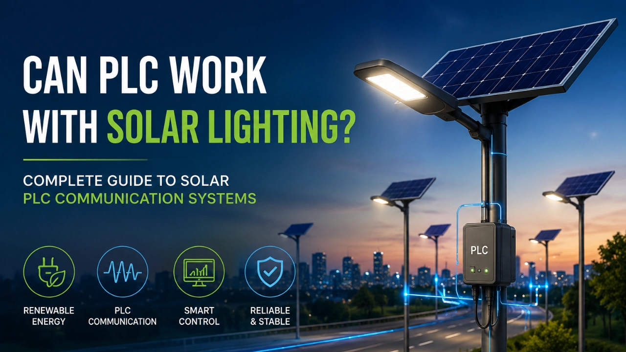 Can PLC Work with Solar Lighting Complete Guide to Solar PLC Communication Systems