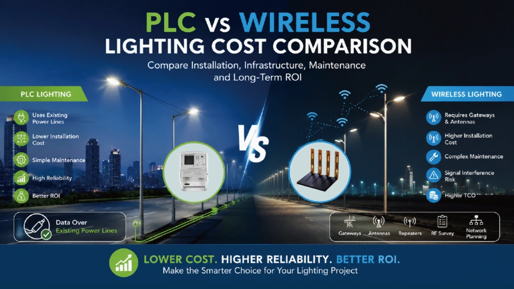 PLC vs Wireless Lighting Cost Comparison