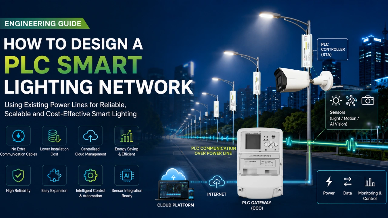 How to Design a PLC Smart Lighting Network