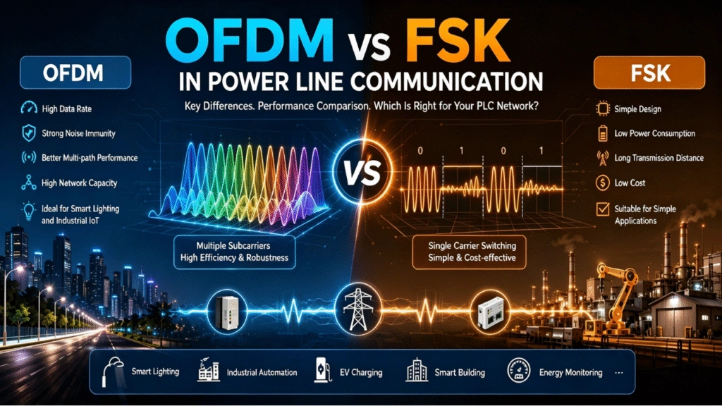 OFDM vs FSK in Power Line Communication Which Modulation Is Better for Your PLC Network