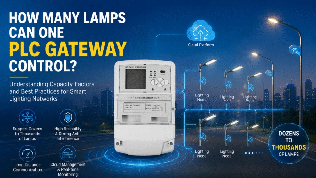 How Many Lamps Can One PLC Gateway Control – PLC Smart Lighting Capacity Guide