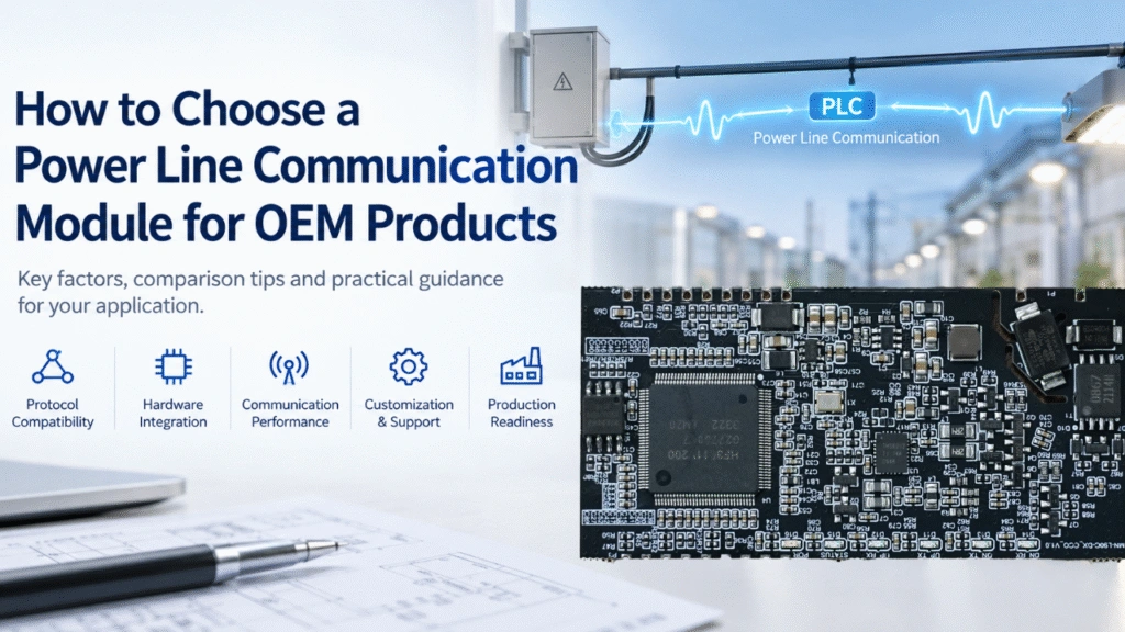Power line communication modules MN-L60C, MN-L80A, and MN-L80C for OEM product integration