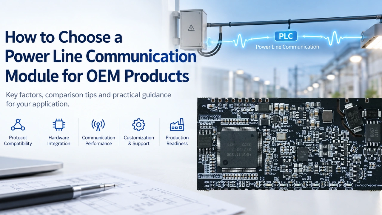 Power line communication modules MN-L60C, MN-L80A, and MN-L80C for OEM product integration