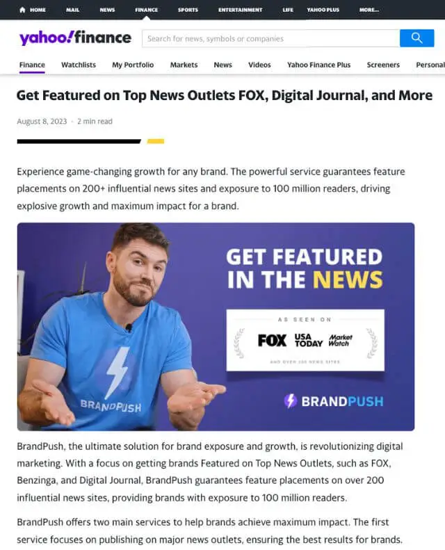 Publish-On-Yahoo-Finance