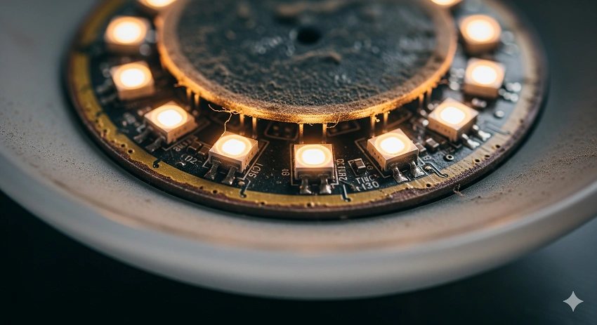 Reasons for the LED light to darken