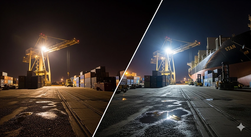 1000W Metal Halide Lamp VS 500W LED Flood Light