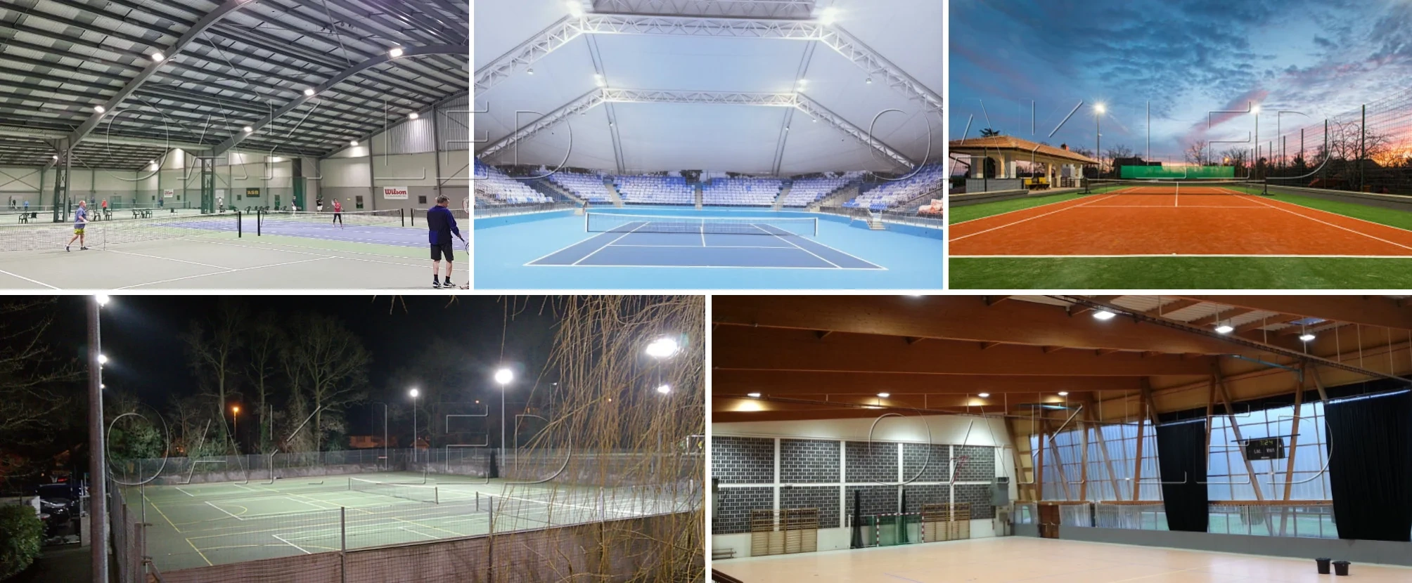 OAK tennis court Lights