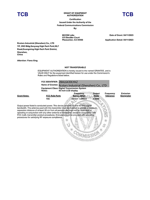 rcstars-fcc-certification