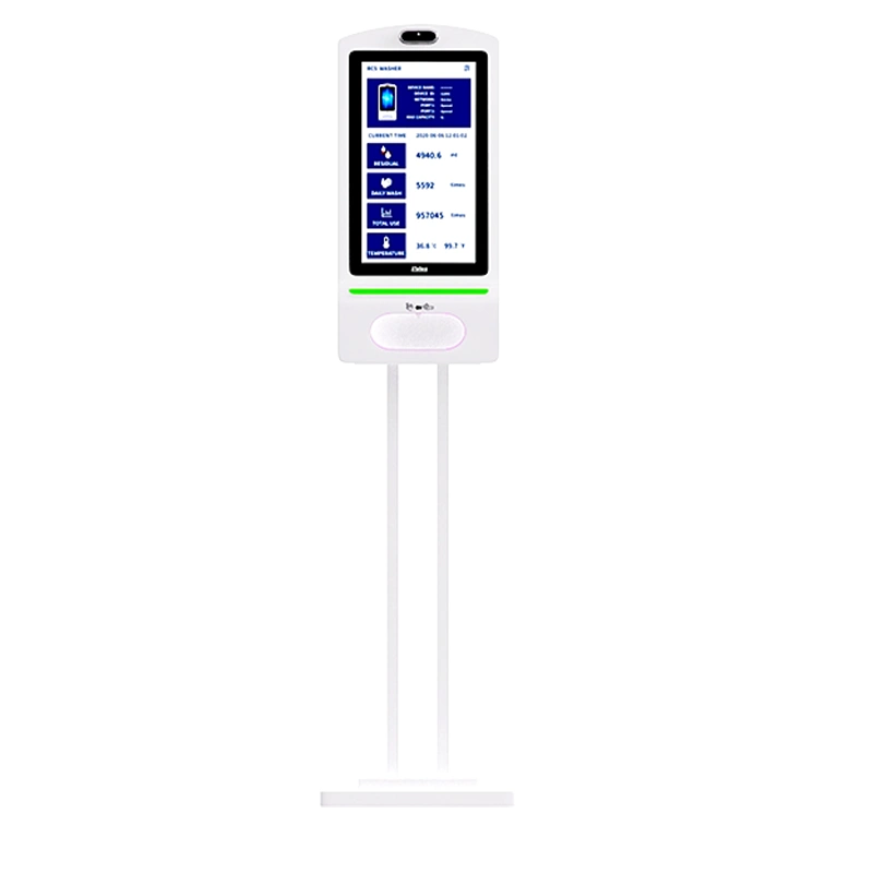 rcs-215sdc-21.5inch-touch-screen-wall-hanging-hand-sanitizer-kiosk