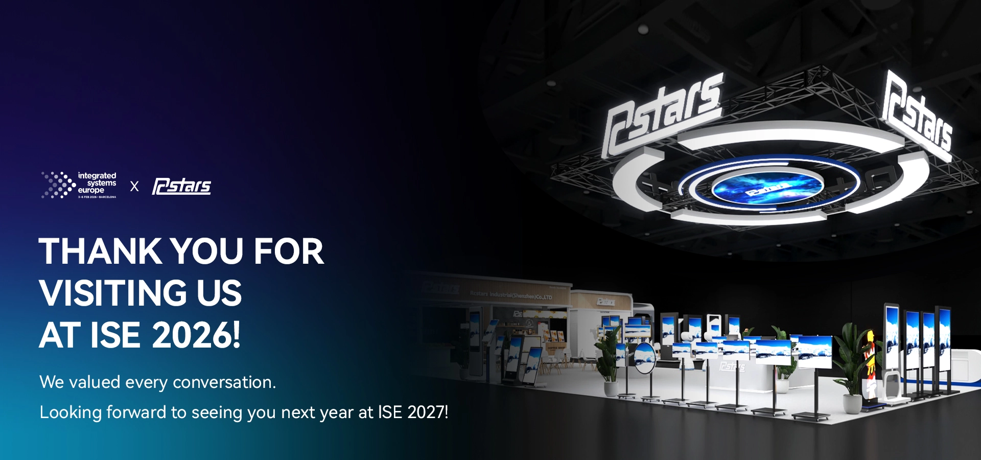 Thank you for visiting Rcstars at ISE2026