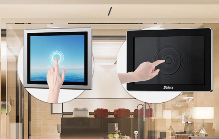 capacitive touch or IR touch of LB standing digital display