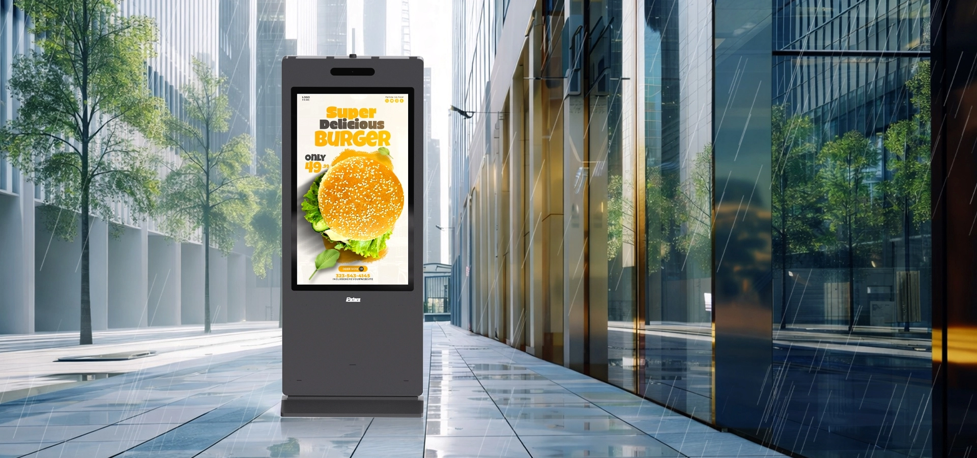 Rcstars Outdoor advertising display for restaurant