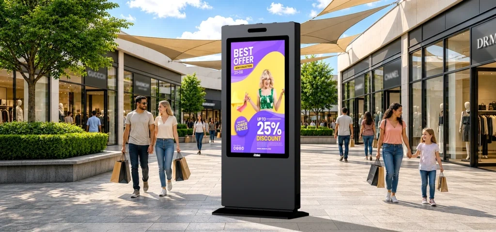 Rcstars Freestanding IP65 high brightness Outdoor display