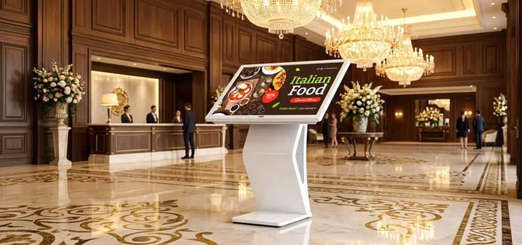 Interactive Touch screen kiosks with mutiple functions