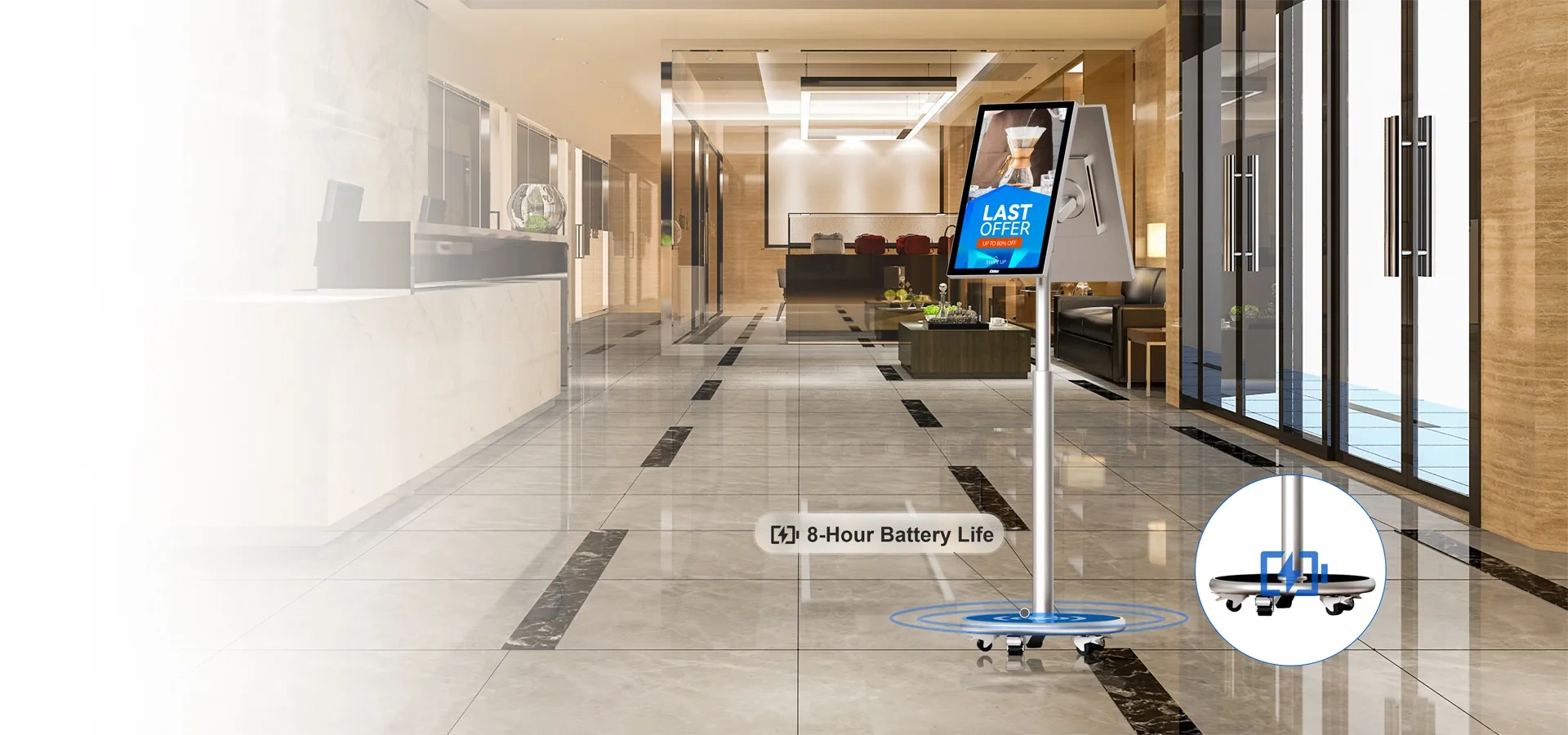 8-H Built-In Battery Power