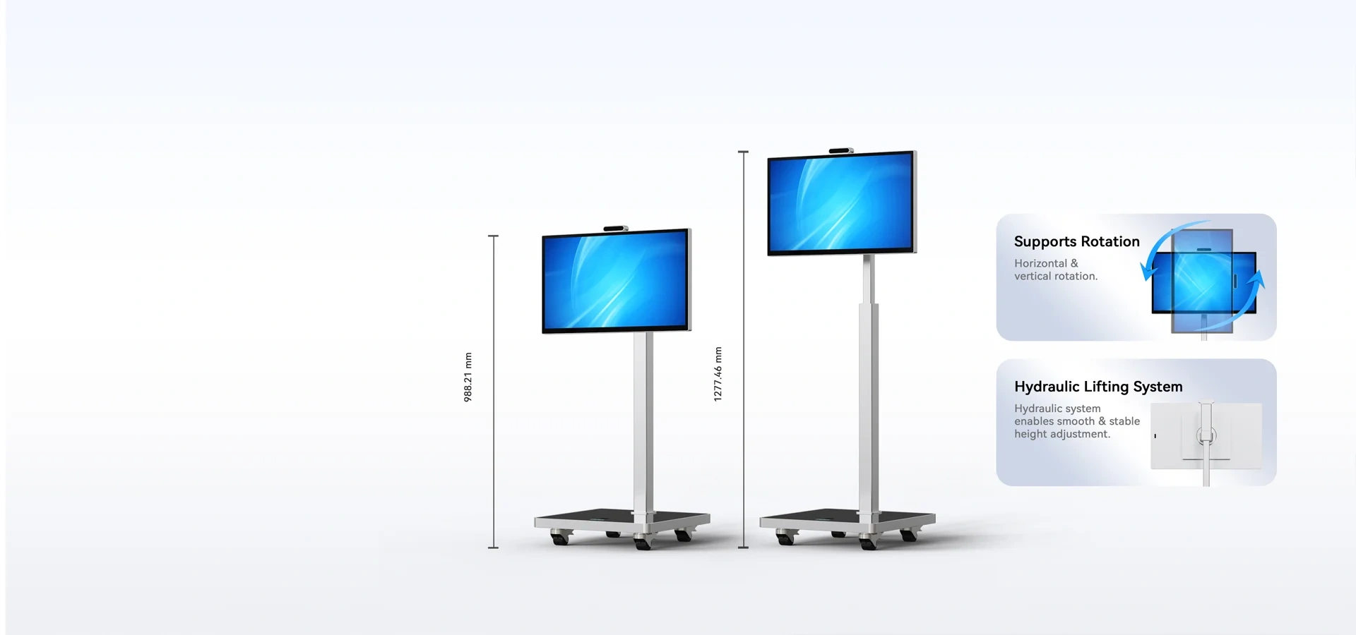 Flexible Height & Angle Adjustment
