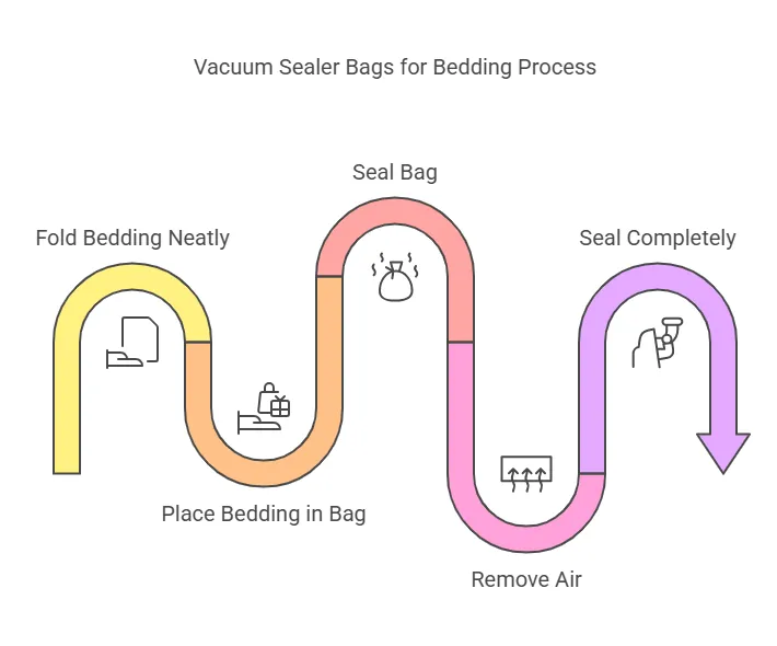 Vacuum Sealer Bags for Bedding Process