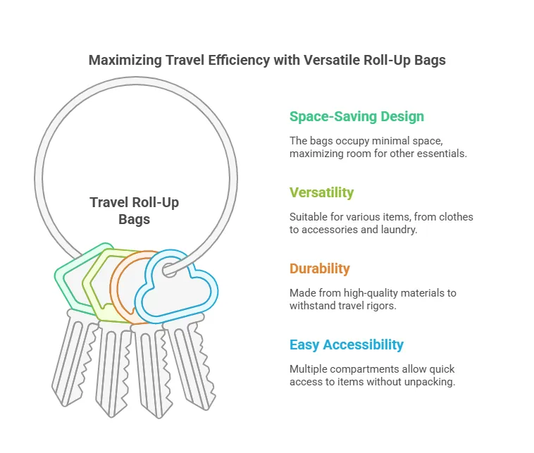 Maximizing Travel Efficiency with Versatile Roll-Up Bags