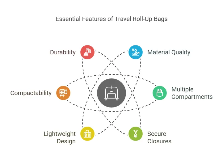 Essential Features of Travel Roll-Up Bags