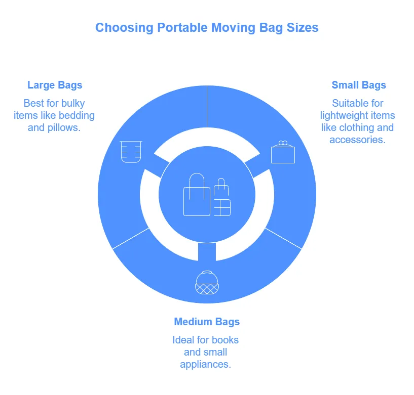 How to Choose the Right Size of Portable Moving Bags