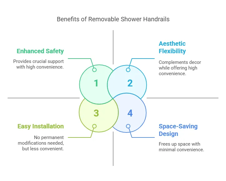 Why Choose Removable Shower Handrails