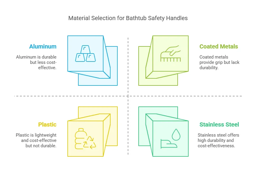 Choosing the Right Material for Bathtub Safety Handles