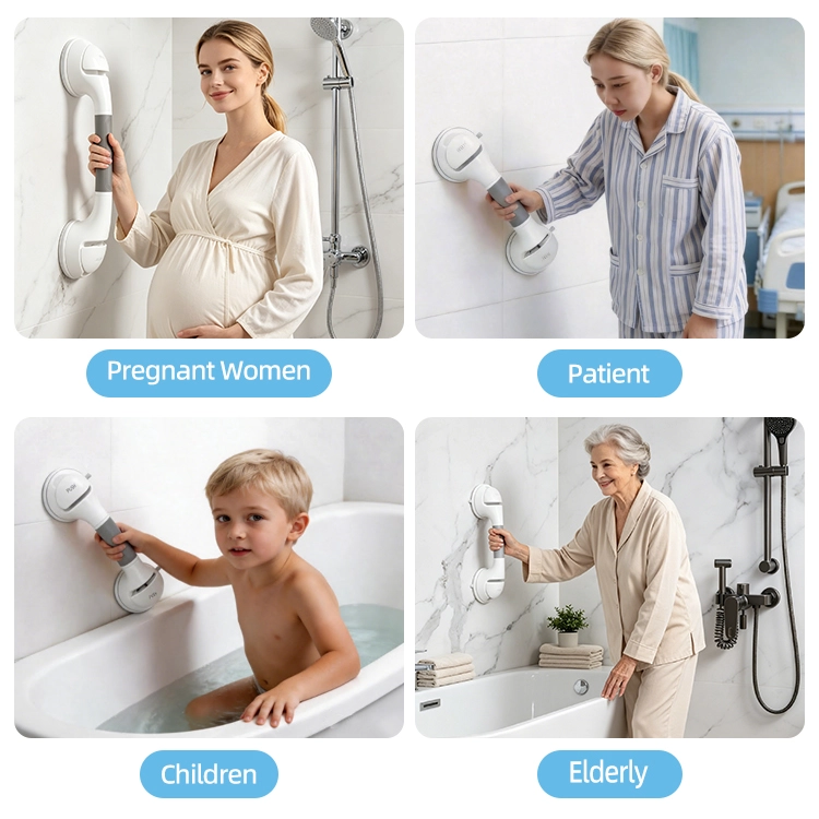 Who is suitable for using safety grab bars?