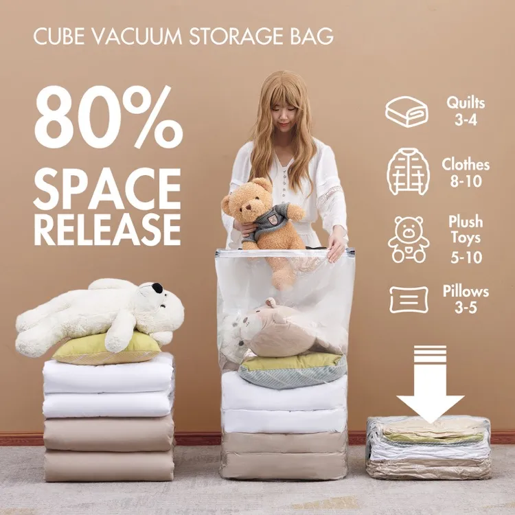 Cube Vacuum Storage Bags Factory