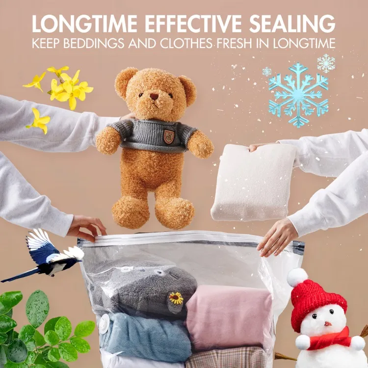 Longtime Effective Sealing with Cube Vacuum Storage Bags