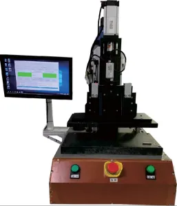 Pouch cell thickness testing machine